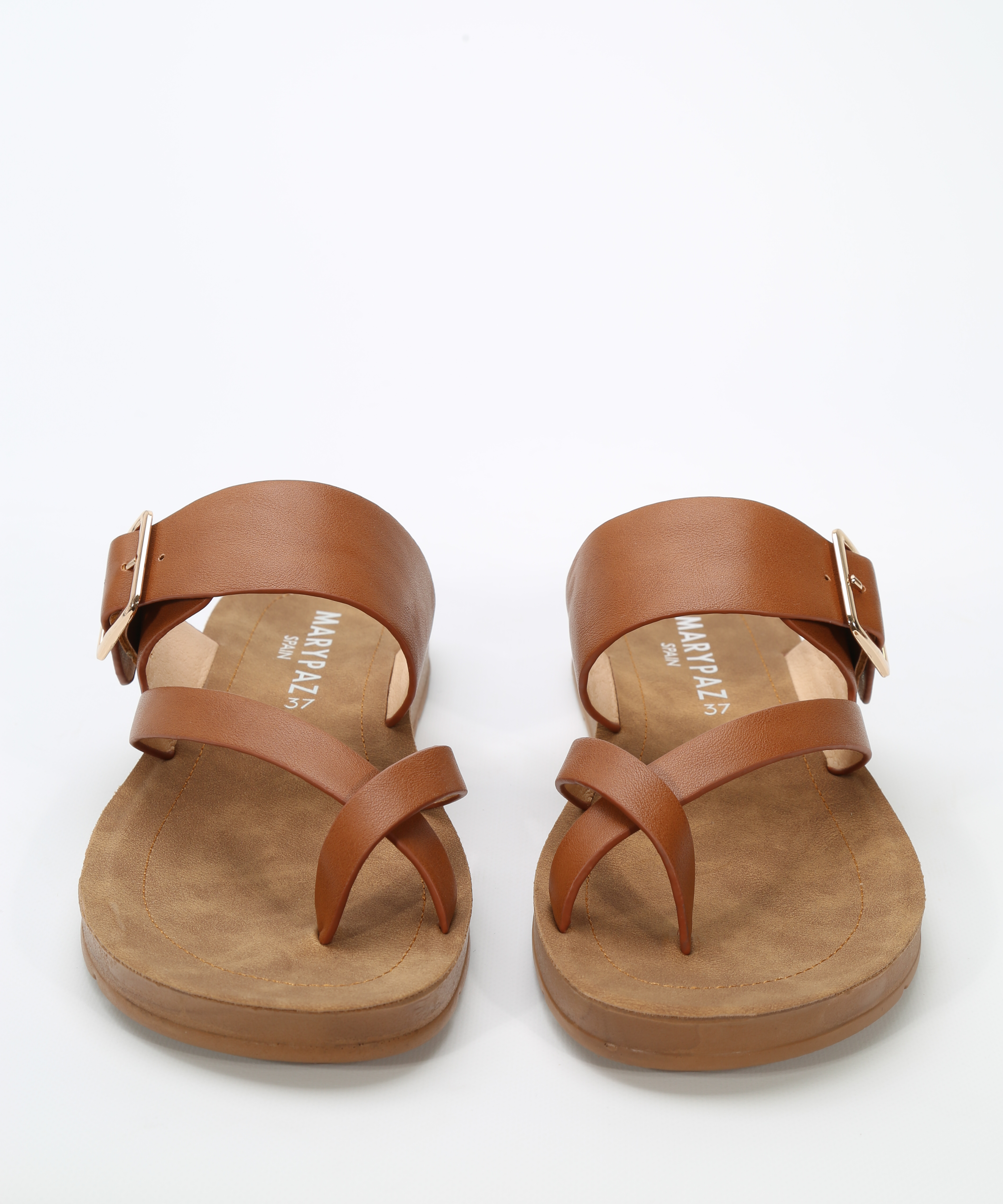 Sandalias planas hebilla